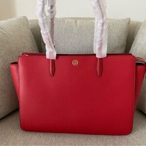 Tory Burch Large Robinson Tote Shoulder Bag